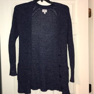 Navy cardigan